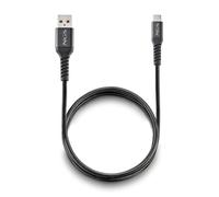 NGS KNOT-AC - Cable USB-A a USB-C 1 Metro, Carga Rápida y Transferencia de Datos 480 bps, Trenzado Reforzado con Conectores de Aluminio - Alta Resistencia y Larga Duración