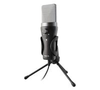NGS MS120 USB - Micrófono USB Cardioide para Streaming, Podcast y Gaming, Monitorización sin Latencia, Control de Volumen, Botón Mute, Plug & Play, para PC, PS4, PS5, Soporte Antideslizante