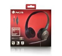 NGS - MSX 10 PRO Auriculares Alámbrico Diadema Juego Negro