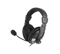 NGS MSX9 PRO - Auricular con Diadema Acolchada, con Control de Volumen hasta 20 Hz, con Micrófono y Conexión JACK 3,5MM