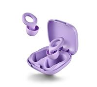 NGS NOON PURPLE - Tapones oído antirruido para dormir, viajar, sensibilidad al ruido. Reutilizables Silicona, Almohadillas S/M/L. Funda. Reducción Ruido: 23 dB (SNR). Certificado PPE. Morado