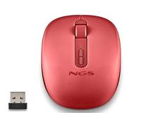 NGS Ratón Inalámbrico 2.4GHZ Dual BT FOGDUAL RED