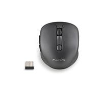 Evo Rust Black Ratón Inalámbrico Recargable Teclas Silenciosas 1600DPI