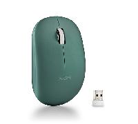 NGS FOG PRO Ratón Óptico Inalámbrico 1000 DPI Verde