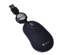 NGS Ratón Retráctil SINBLACK 1000dpi Negro SINBLACK