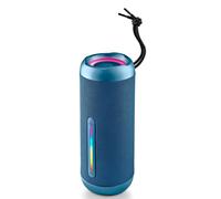 NGS Roller Furia 2 Blue - Altavoz Inalámbrico portátil, Compatible con tecnología Bluetooth, Impermeabilidad IPX7, 30 W, True Wireless, USB, Duración Batería 9 Horas, Azul