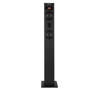 NGS Sky Charm 2.1 - Torre de Sonido Bluetooth 80 W, Sistema 2.1 con Subwoofer Integrado, Entrada Óptica para TV, Puerto USB, Radio FM y Entrada AUX IN