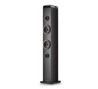 NGS Sky Charm Pro - Torre de Sonido 50W con Bluetooth 5.4, Óptica, USB, AUX-IN, Radio FM, Función Broadcasting, Entrada Micrófono Karaoke, Mando a Distancia, Negro