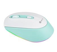 NGS Smog RB Ratón Wireless RGB Multidispositivo Blanco