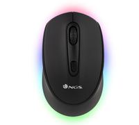 NGS Smog-RB Ratón Wireless RGB Multidispositivo Negro