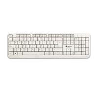 Teclado NGS Spike Multimedia USB Blanco