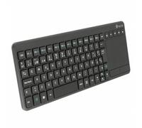NGS TV WARRIOR Teclado Inalámbrico 2.4GHz con Touchpad y Teclas Multimedia para SmartTV, Ordenador Portáil o Videoconsola (QWERTY Español)