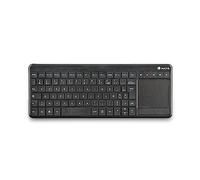 NGS TV Warrior Teclado Inalámbrico 2.4GHz con Touchpad y Teclas Multimedia para SmartTV, Ordenador Portáil o Videoconsola (AZERTY Francés)