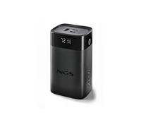 NGS TWIX 20: Batería externa portátil con carga rápida de 65W. Capacidad de 20000mAh. Indicador de nivel. Compacta. Compatibilidad.