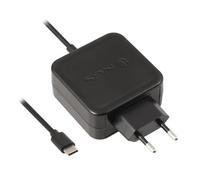 NGS W-45W USB-C - Cargador de Pared para Ordenador de 45W conexión USB Tipo-C, Universal, automático. Color Negro.