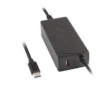 NGS W-65W Type C - Cargador Universal USB-C, Carga Rápida, Diseño Duradero, Compacto, Ideal para Viajar, Potencia 65W, Salida USB 2A, Negro