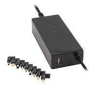 NGS W-70W - Cargador Universal Automático 70 W para Ordenador Portátil, Cargador con Salida USB 5V-2A y 9 Adaptadores Compatibles con HP, DELL, ASUS, Lenovo, Acer