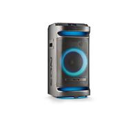 NGS WILD SPACE 1: Altavoz de fiesta 900W BT/TWS, USB/AUX, LED, trolley, batería de 6h.