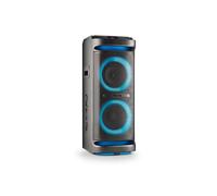 NGS WILD SPACE 2: Altavoz de fiesta de 2000W BT/TWS, USB/AUX, LED, asas, 2 entradas de micrófono.