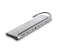 NGS Wonder Dock 12 - Hub USB-C 12 en 1, HDMI 4K, VGA, RJ45 Gigabit, Power Delivery 100W, SD/MicroSD, USB 3.0, Compatible MacBook y Portátil
