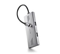 NGS WONDERDUO-C - Adaptador Multipuerto USB de Aluminio 4 en 1, 2 USB-C + 2 USB-A, Alta Velocidad 5 Gbps, Compatible con PC, Mac y Tablet, Diseño Portátil y Ligero, Carcasa de Aluminio, Cable 180 mm