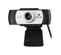 NGS XPRESSCAM720 - Webcam HD 1280x720 con Conexión USB 2.0, Micrófono Incorporado, 1Mpx de Resolución Real y Plug&Play
