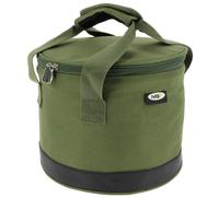 NGT Bait Bin with Handles and Cover - Bolsa para Cebo (27 x 27 x 5 cm), Color Verde
