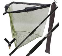 NGT - Red sacadera (106,68 cm) para pesca de carpa doble con sistema de flotación y mango de 2 m