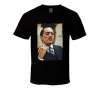 NGTDXZAES Vito Corleone Godfather 2 De Niro Movie Fan T Shirt Black XL