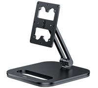 NGTeco Soporte Ajustable de Maquina de Fichar Empleados, Portauniversal para W2, TC2, TC3, TC7, Base de Goma Antideslizante, Diseño Robusto y Flexible para Registro de Entrada en el Lugar de Trabajo