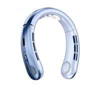 NGTFDCP Ventilador de cuello, Mini Ventilador Portátil Sin Aspas Para Colgar En El Cuello, USB, 8000mAh