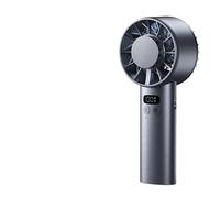 NGTFDCP Ventilador portátil de mano Ventilador de mano alta velocidad recargable por USB portátil para viajes(Black)