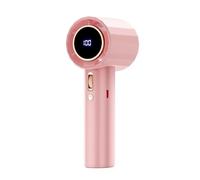 NGTFDCP Ventilador portátil de mano Ventilador portátil de mano 100 velocidades, mini ventilador for exteriores, turbo alta velocidad para viajes(Pink)