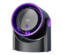 NGTFDCP Ventilador portátil de mano Ventilador Portátil Sin Aspas De 100 Niveles, Recargable Por USB, Alta Velocidad, Eléctrico, Personal, For Camping Y Senderismo para viajes(PURPLE)