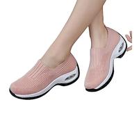 NGUMMS Tenis para Caminar para Mujer - Zapatos atléticos elásticos para Caminar para Mujer - Zapatillas Deportivas para Mujer con Soporte Arco, Zapatos Anchos para Caminar para Mujer