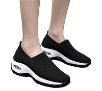 NGUMMS Zapatillas de Senderismo para Mujer, Slip Casual Mesh Athletic Mujeres Zapatos para Caminar, Arch Support Sneakers para Mujer, Zapatillas para Running Training