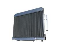 NGYBSFHxsr Radiador de Aluminio Compatible con Jeep CJ, CJ5, CJ7, Motor AMC V8 (1973-1986)