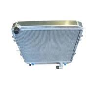 NGYBSFHxsr Radiador de Aluminio de 2 Filas, Compatible con Totota Surf HILUX 2.4/2.0 LN130 Auto Manual AT MT