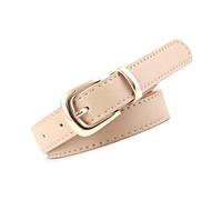 NHAUOPCA Cinturón ajustable de piel sintética para mujer - Hebilla metálica versátil para pantalones,105x2.4cm