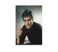 NHDERYBNF Póster de actor de Alain Delon con pintura decorativa en lienzo para pared e impresión artística moderna para decoración de dormitorio familiar, 12 x 18 pulgadas (30 x 45 cm)