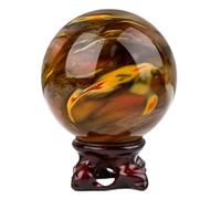 NHDVDVAV Adornos de Bolas de Piedra de fundición de Cristal, Bolas de Cristal Decorativas, Piedras Preciosas minerales, adivinación, energía, Chakras, Escultura, figurita para Feng Shui