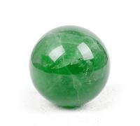 NHDVDVAV Bola de Cristal Natural, Esfera de fluorita Pulida Estilo Feng Shui, Bolas de Cristal de Roca, decoración para el hogar o la Oficina, Piedras Preciosas espirituales,Green Fluorite Sphere