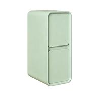 NHDVDVAV Mesita de Noche, Mesa Moderna y Estrecha, cajón de Almacenamiento de Madera Maciza, Mesa Auxiliar para sofá, mesita de Noche para Dormitorio, Sala de Estar, Espacios pequeños,B,20cm/7.87in