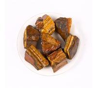 NHDVDVAV Piedras Naturales de Ojo de Tigre, Cristales crudos, Piedras Preciosas a Granel para pulir, pulir, Fuente, Bricolaje, lapidario, engarce de Alambre, Reiki, Wicca, Roca,3~5cm
