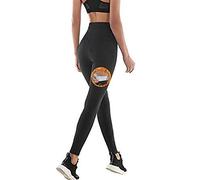 NHEIMA Pantalones de Sauna Adelgazantes Mujer NANOTECNOLOGÍA, Leggins Reductores Adelgazantes, Leggins Anticeluliticos Cintura Alta, Mallas Fitness Push Up para Deporte Running Yoga Gym (S, Negro)