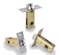 NHEISSCF Cilindro de cierre, 1 cilindro de cerradura individual para cuarto de baño, cuerpo de cerradura de puerta, varios bordes acolchados, cuerpo de cerradura de tres varillas (márgenes de 55 mm)