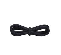 NHEISSCF Cordones Deportivos Redondos for Hombres y Mujeres de 60 cm a 180 Poliéster Clásico Blanco Negro Adecuado for Todos los Zapatos(Black,160CM-1 Pair)