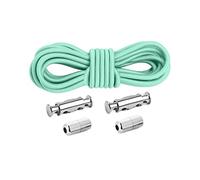 NHEISSCF Cordones elásticos sin Atar con de Encaje rápido Cierre metálico for Zapatillas, Botas y Zapatos(Pink Green)