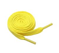 NHEISSCF Cordones Gruesos Planos atléticos for Zapatillas de Deporte Zapatos Deportivos Ocio no elásticos for Mujeres y Hombres(Golden Yellow,100CM-1PAIR)