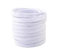 NHEISSCF Cordones Planos de algodón for Zapatillas Deporte, Zapatos Lona, Cordones Blancos, Negros y Beige for Mujeres Hombres(White,160cm)